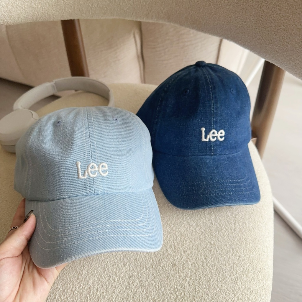 韓國 LEE 小標 logo 棒球帽 帽子 老帽 鴨舌帽