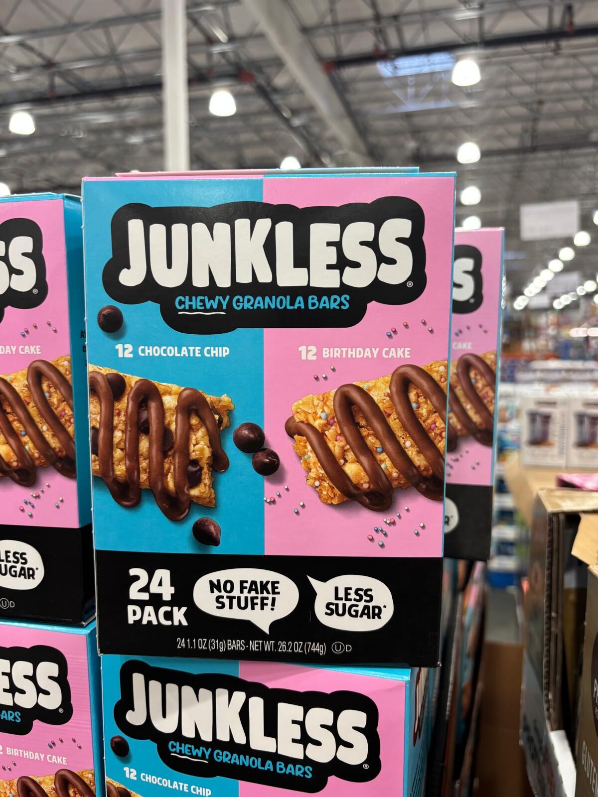 YN126 Junkless Chewy Granola Bars 軟嚼穀麥棒 24PACK EXP: 02.2027