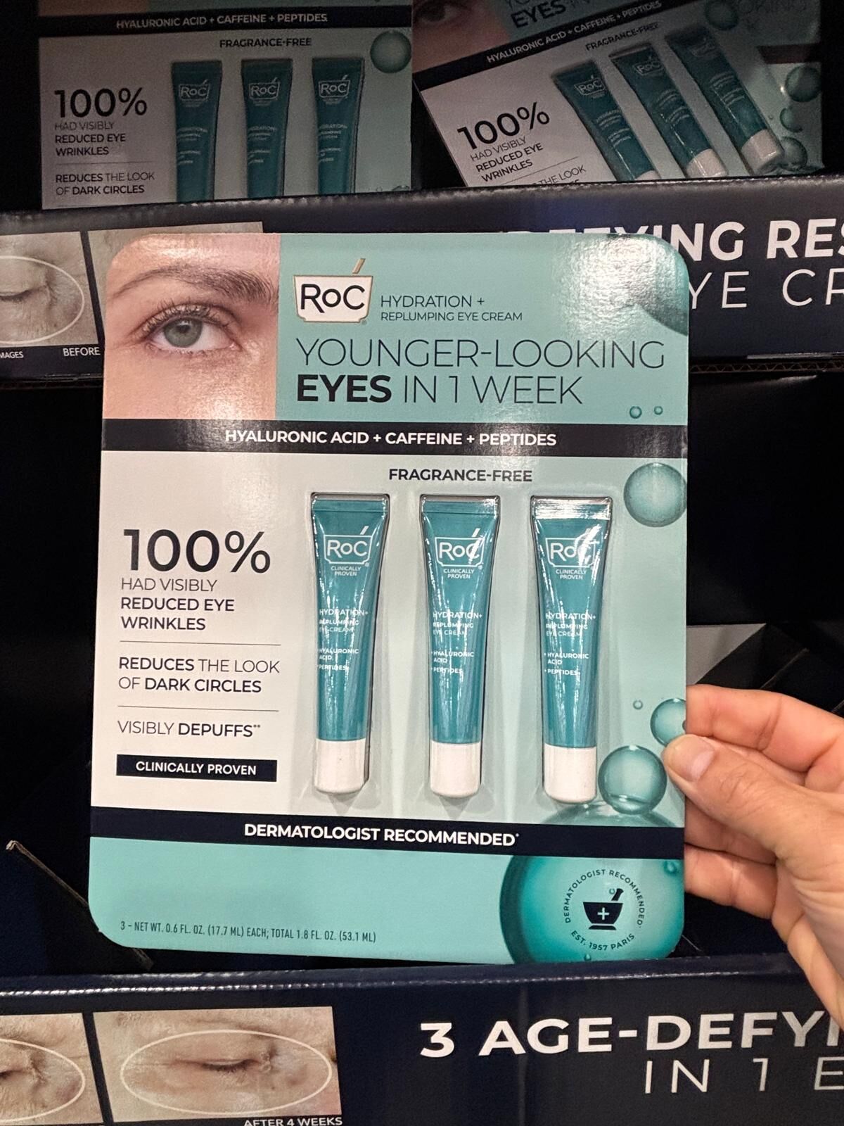 YN119 Hydration 豐盈補水眼霜 / 0.6 fl oz (3 支裝)