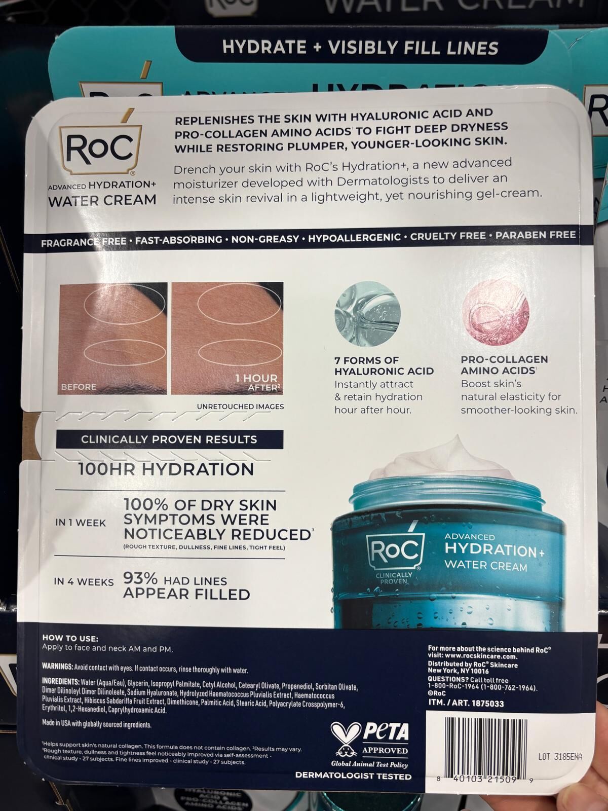 YN118 RoC Advanced Hydration+ 保濕面霜 (一套2個)