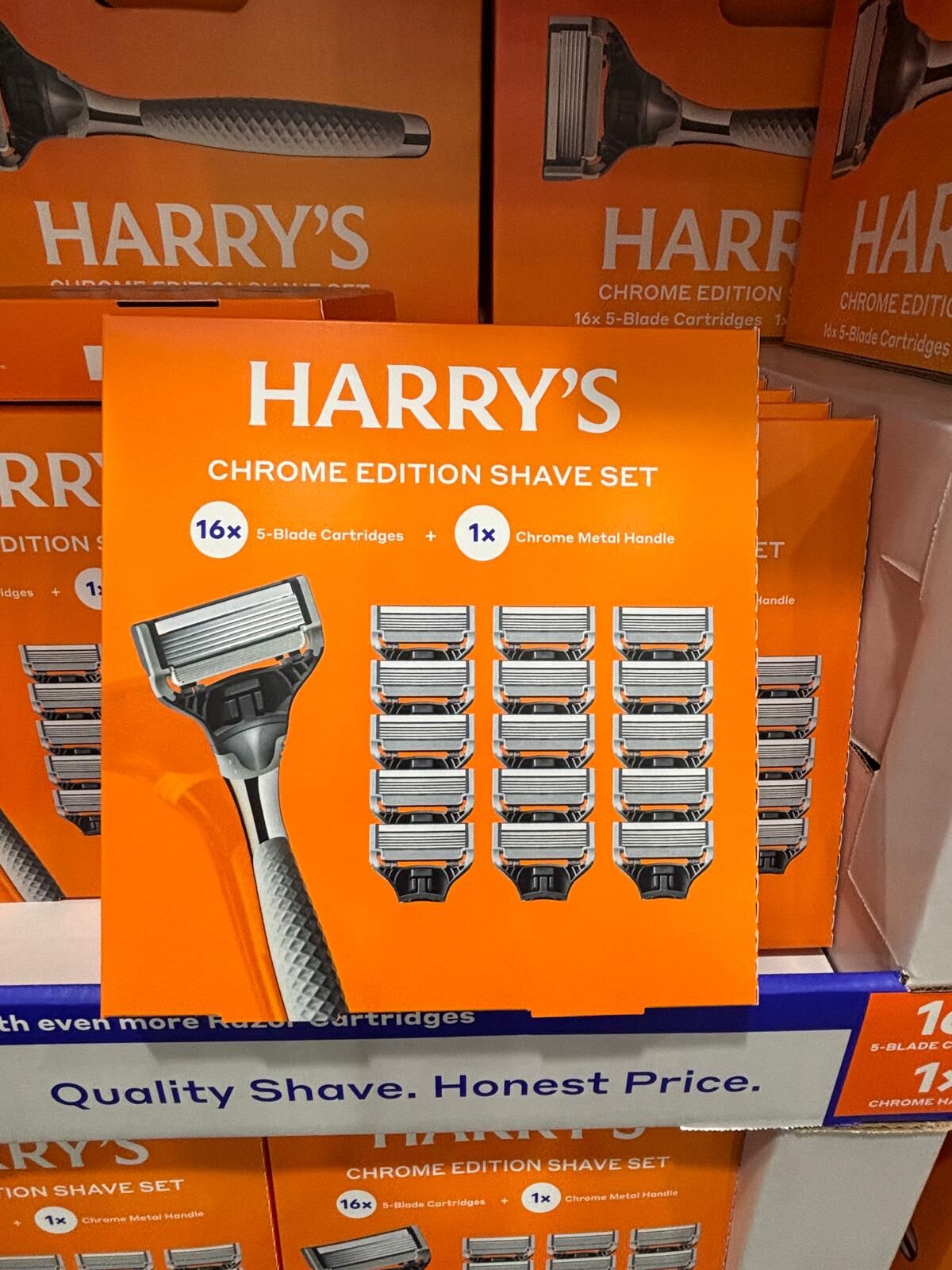 YN117 Harry's Chrome Edition 男士刮鬍刀套裝