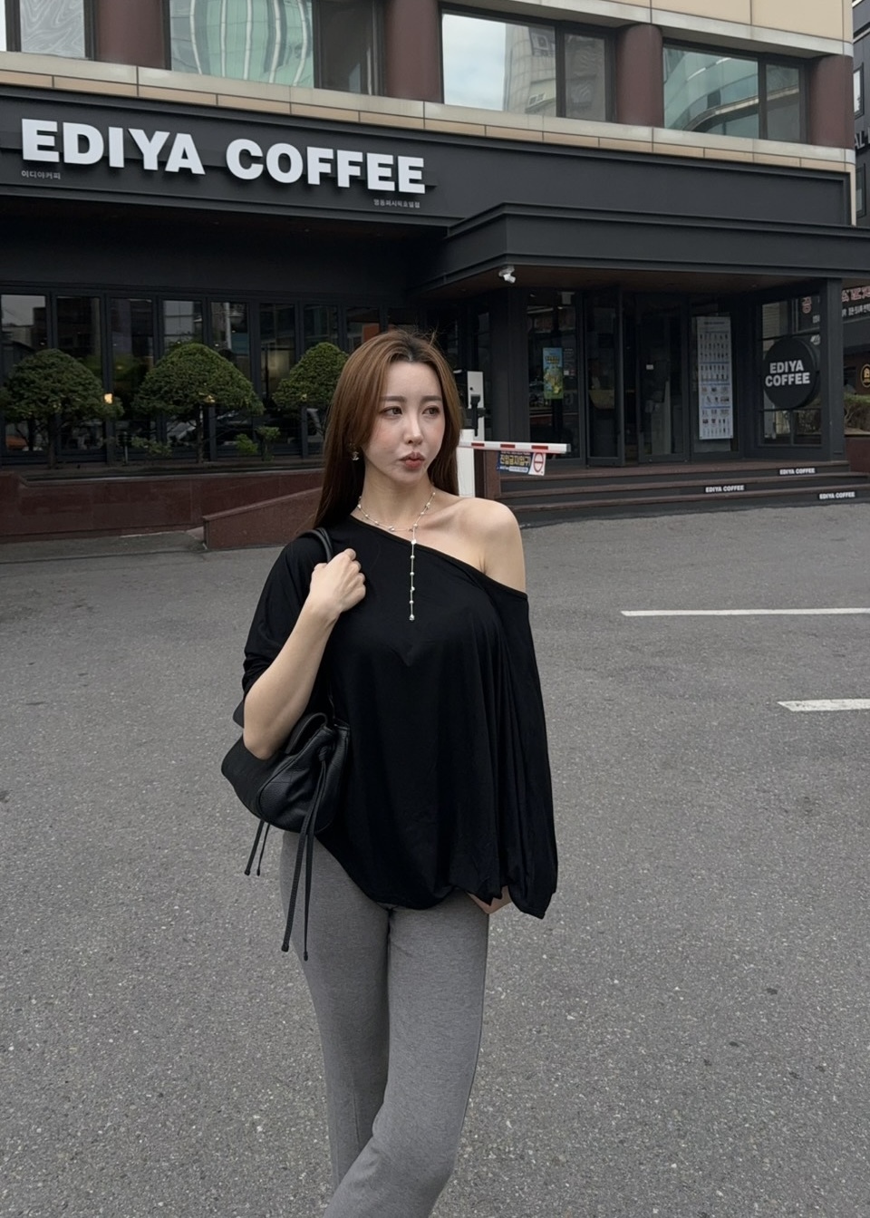 涼感寬鬆斗篷上衣