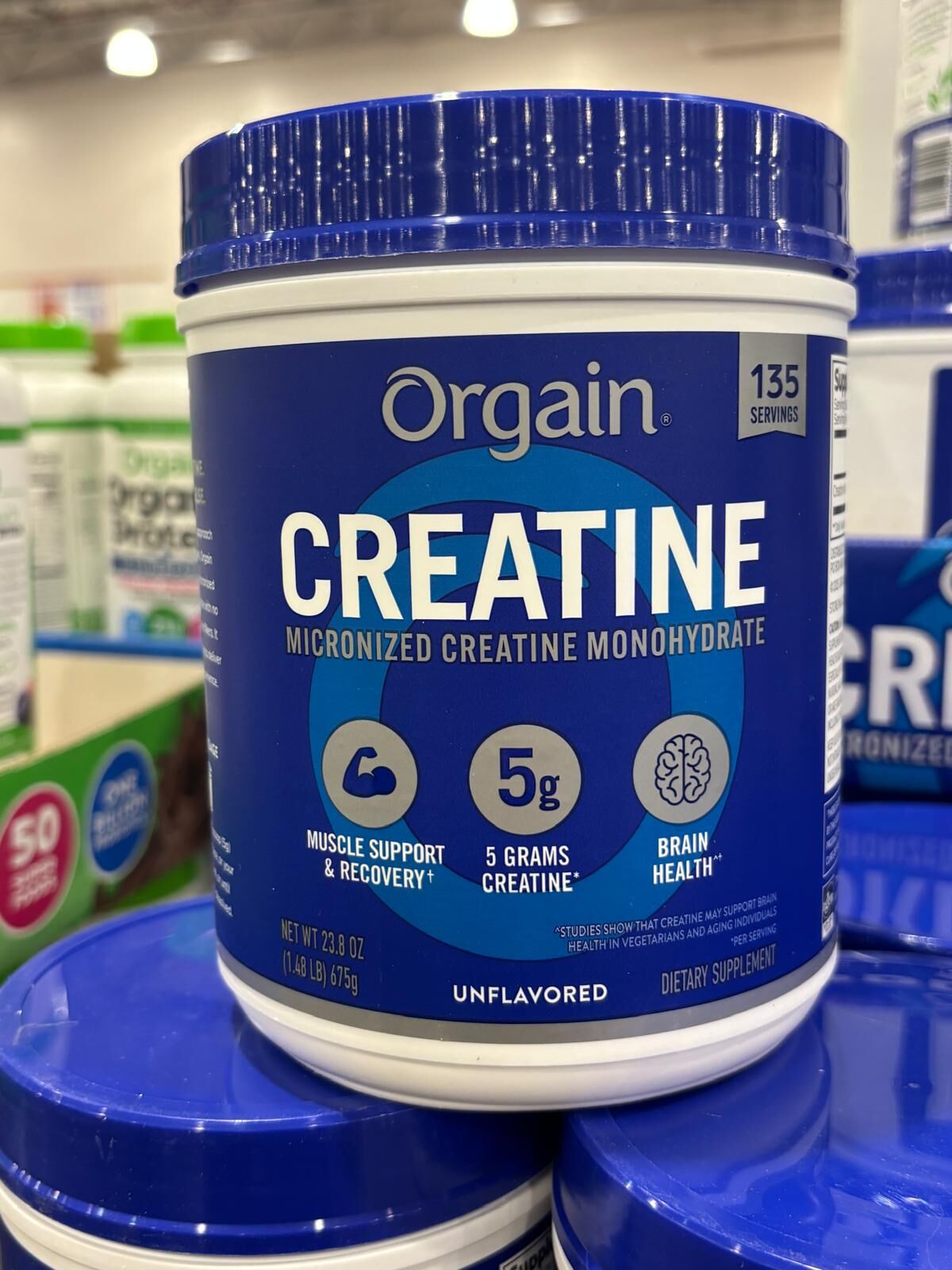 YN116 Orgain Micronized Creatine Monohydrate 肌酸粉 675G EXP: 11.2027