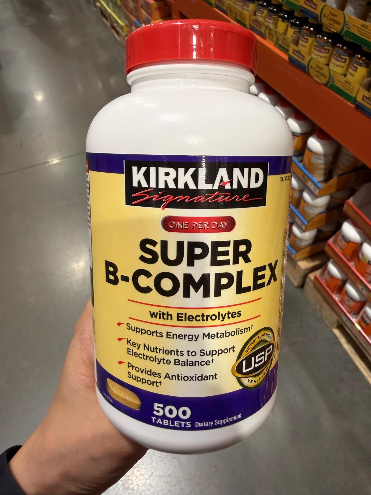 YN042 Kirkland Signature 維他命B雜 (含電解質) 500粒 EXP: 06.2028