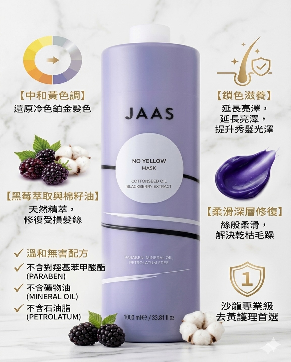 Jaas No Yellow Mask 250ml/1000ml