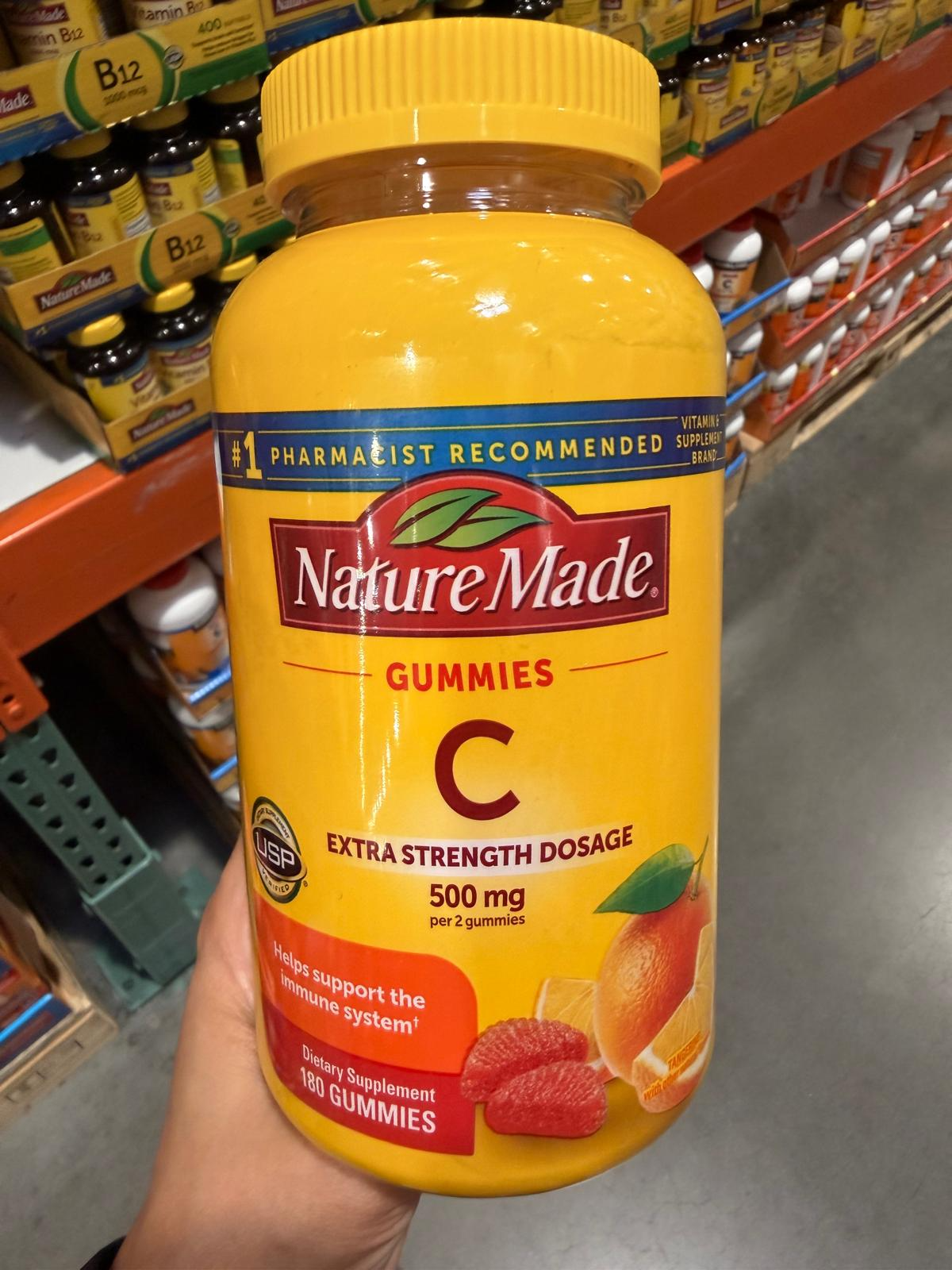 YN044 Nature Made 特強維他命C軟糖 180粒 EXP: 04.2027