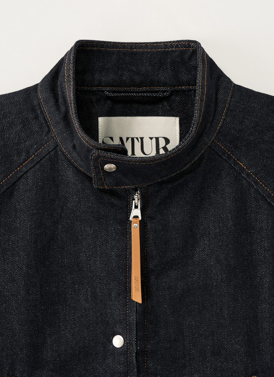 ジャケット・アウター Satur Nonefade Denim Harrington Jacket W) Nonfade Denim Harrington Jacket