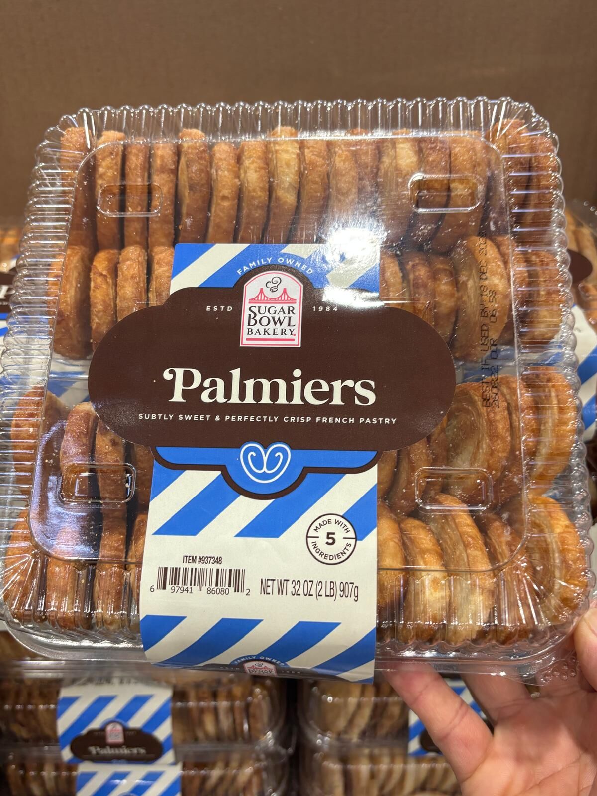 YN111 Sugar Bowl Bakery 蝴蝶酥 907G EXP: 12.2026