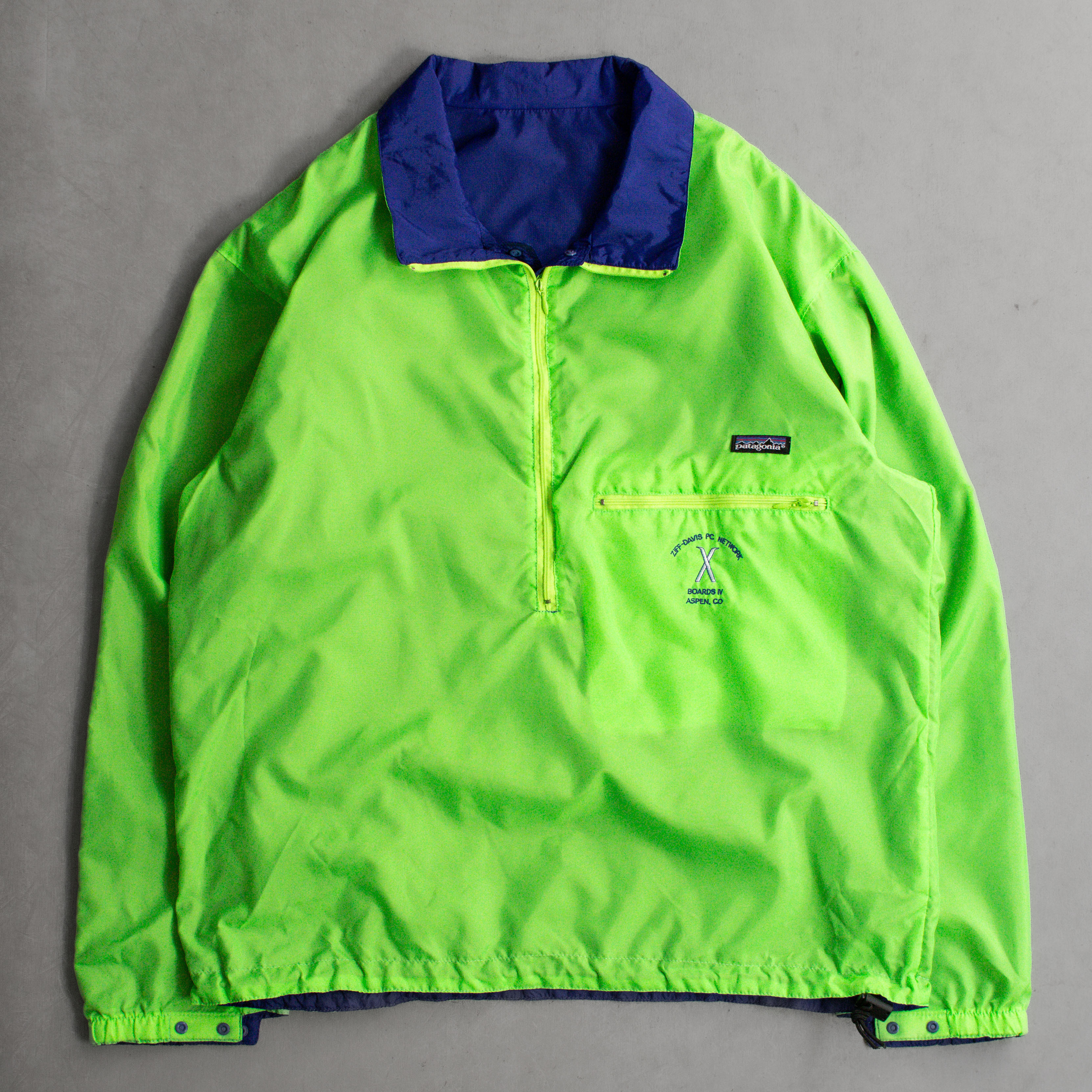PATAGONIA REVERSIBLE NYLON PULLOVER 美國製 雙面穿 套頭 長袖 上衣