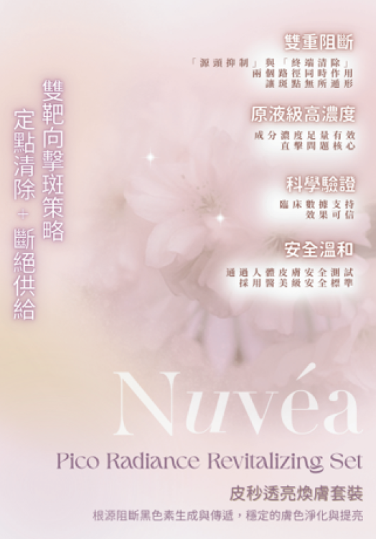 Nuvéa Pico Radiance Revitalizing 皮秒透亮煥膚套裝