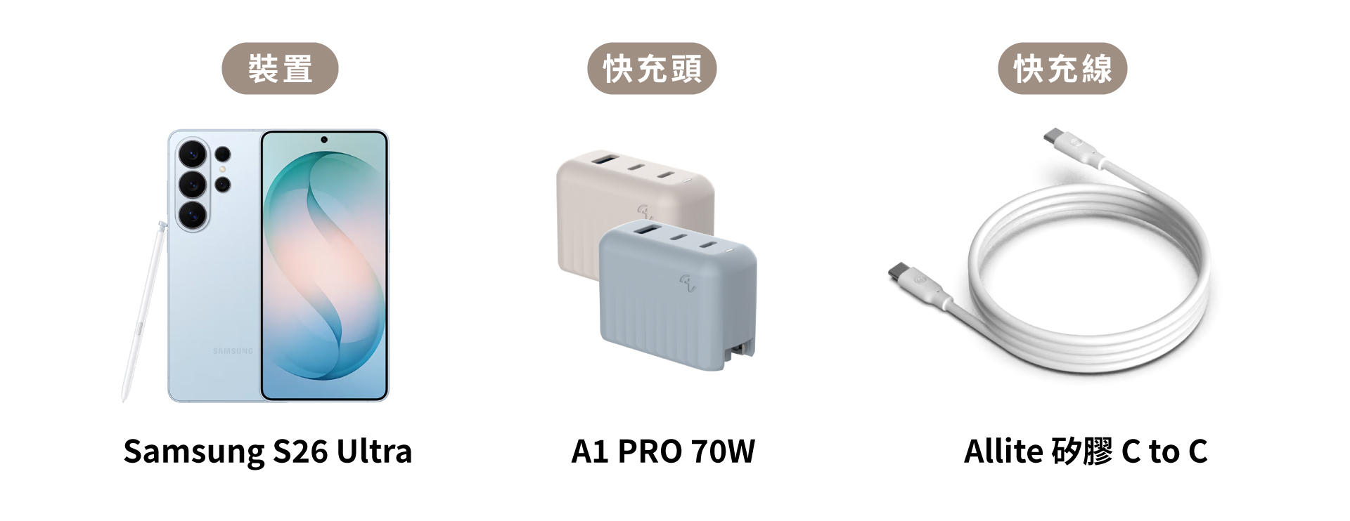 滿足快充的三大條件