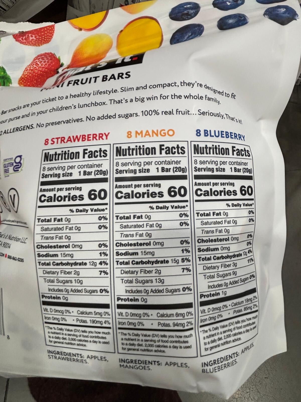 YN091 That's it. 綜合迷你水果棒 24 條裝 EXP: 01.2028