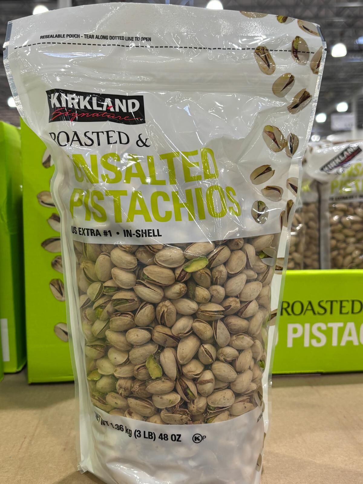 YN083 Kirkland Signature 烘焙無鹽開心果 1.36KG EXP: 03.2027