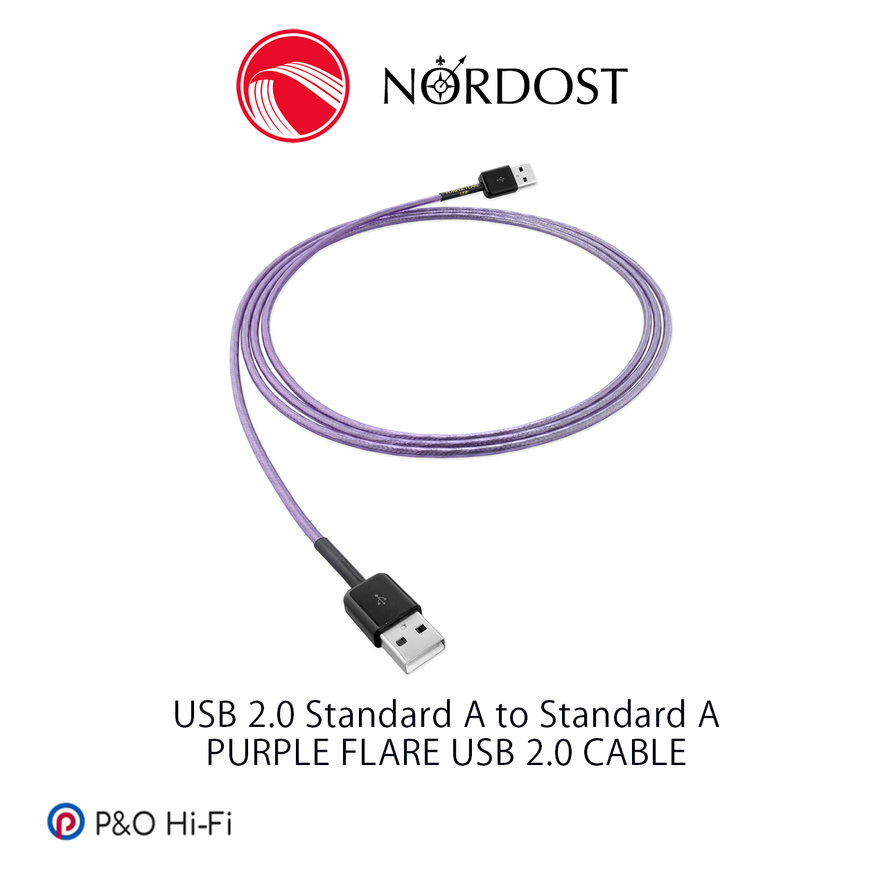 NORDOST PURPLE FLARE USB 2.0 線材  (A to A 、 A to B)