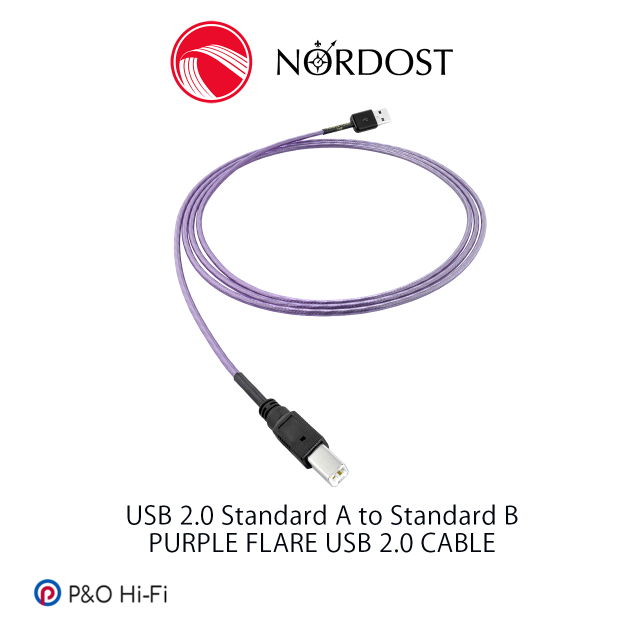 NORDOST PURPLE FLARE USB 2.0 線材  (A to A 、 A to B)