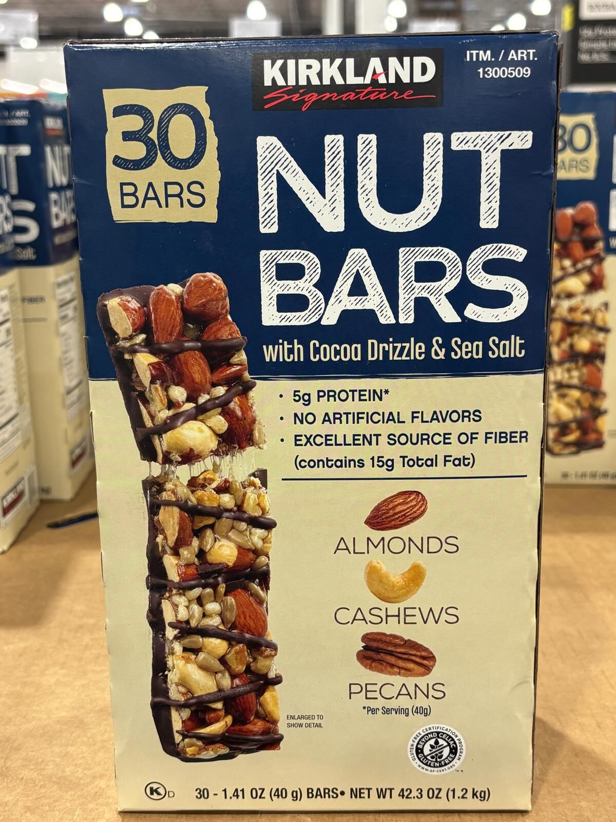 YN080 Kirkland Signature Nut Bars 堅果棒 30BARS EXP: 09.2026