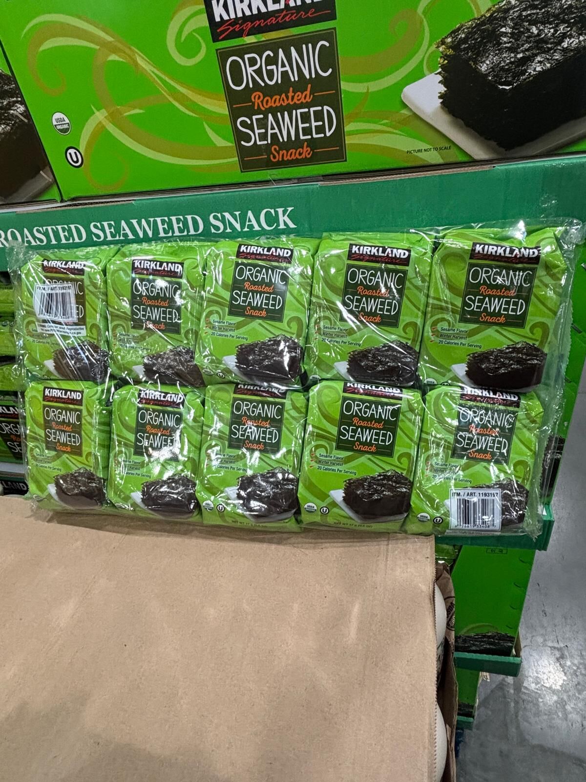 YN079 Kirkland Signature 有機烘烤海苔脆片EXP: 11.2026
