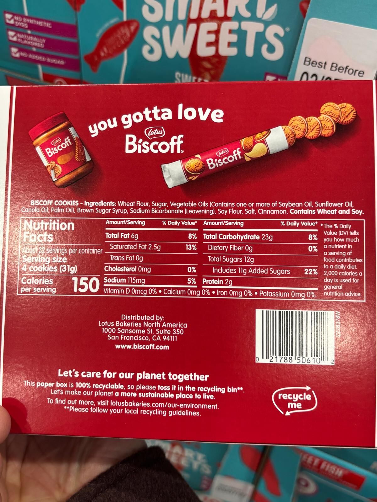 YN078 Lotus Biscoff 比利時焦糖餅乾 35.2OZ EXP: 03.2027