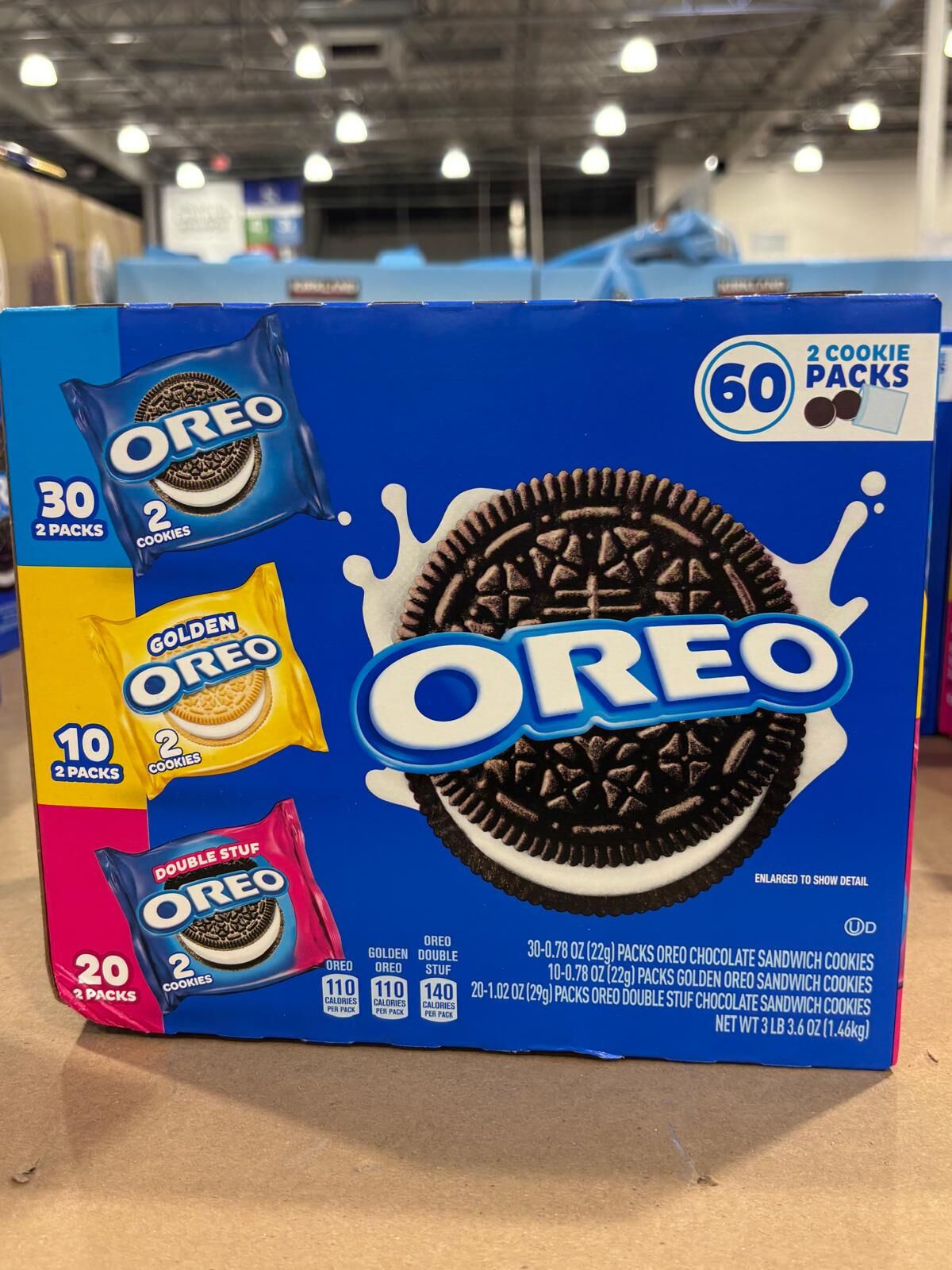 YN074 Oreo 夾心餅乾綜合口味分享包 60PACKS EXP: 08.2026