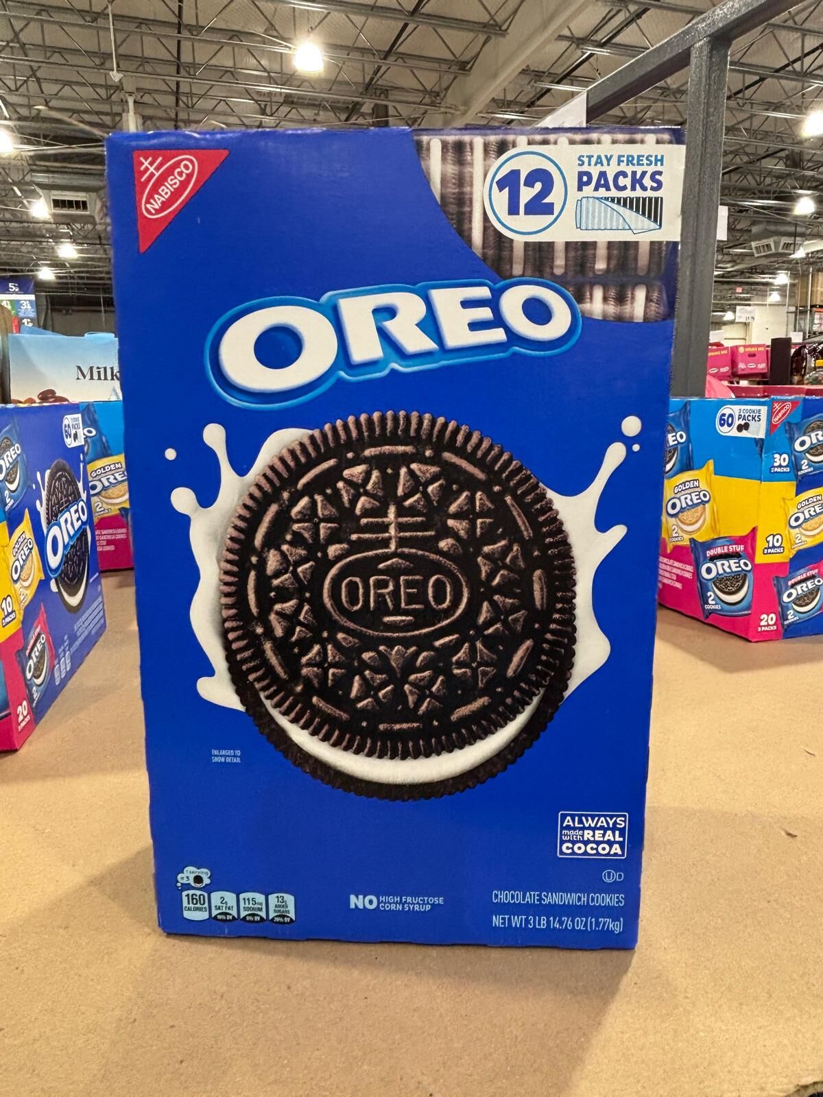 YN073 Nabisco Oreo 巧克力夾心餅乾 12PACKS EXP: 08.2026