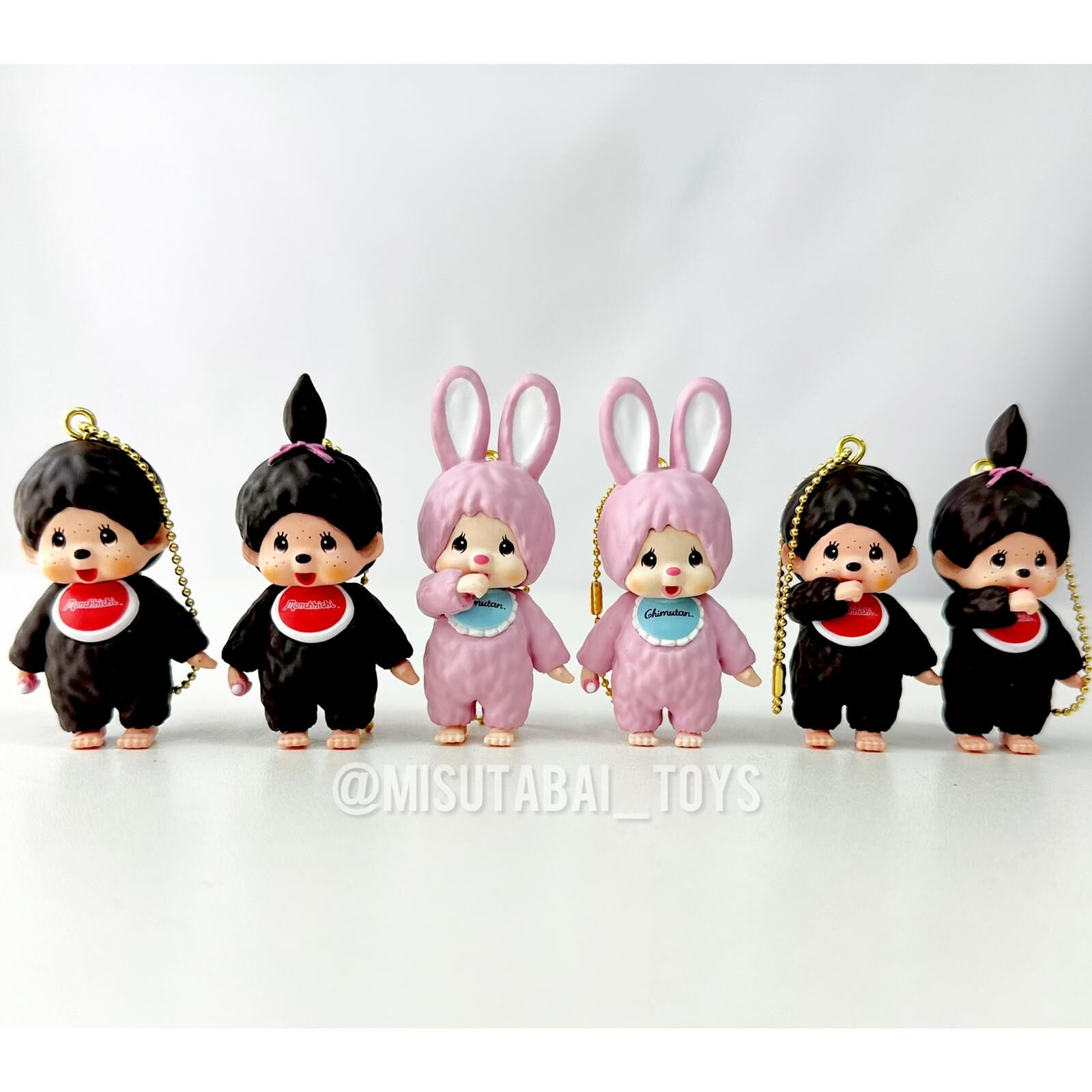 Monchhichi 公仔匙扣扭蛋 (SOTA)