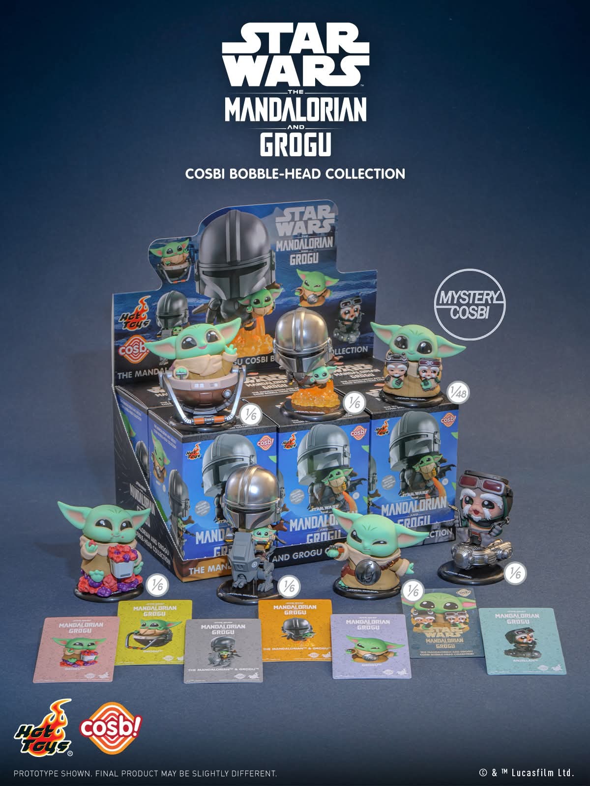 STAR WARS Mandalorian & Grogu Cosbi ④ Hot Toys Star Wars The Mandalorian and Grogu Cosbi