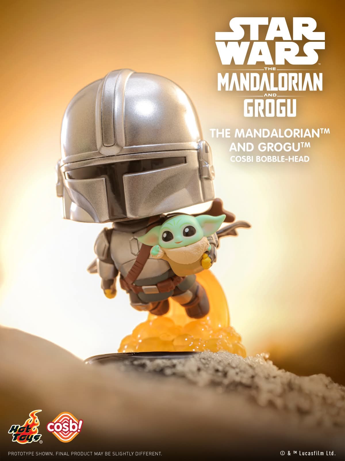 Hot Toys Star Wars The Mandalorian and Grogu Cosbi