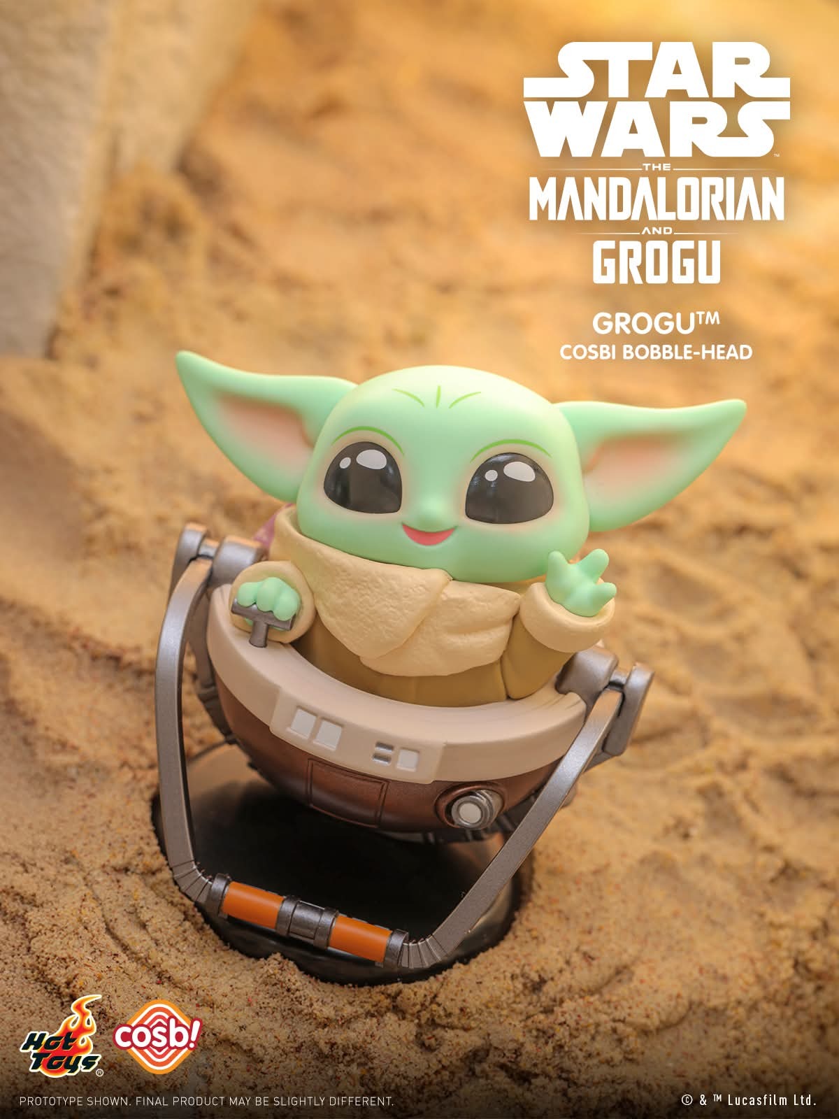 Hot Toys Star Wars The Mandalorian and Grogu Cosbi