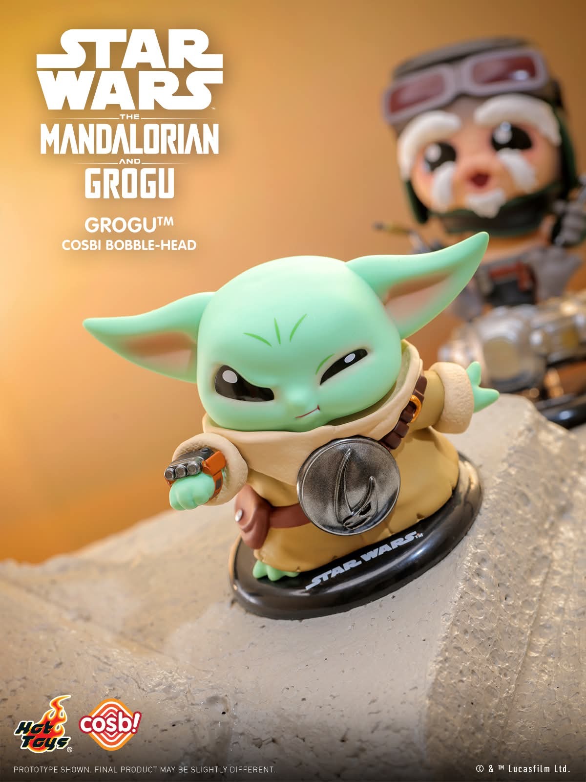 グローグー フィギュア　cosb Hot Toys Star Wars The Mandalorian and Grogu Cosbi