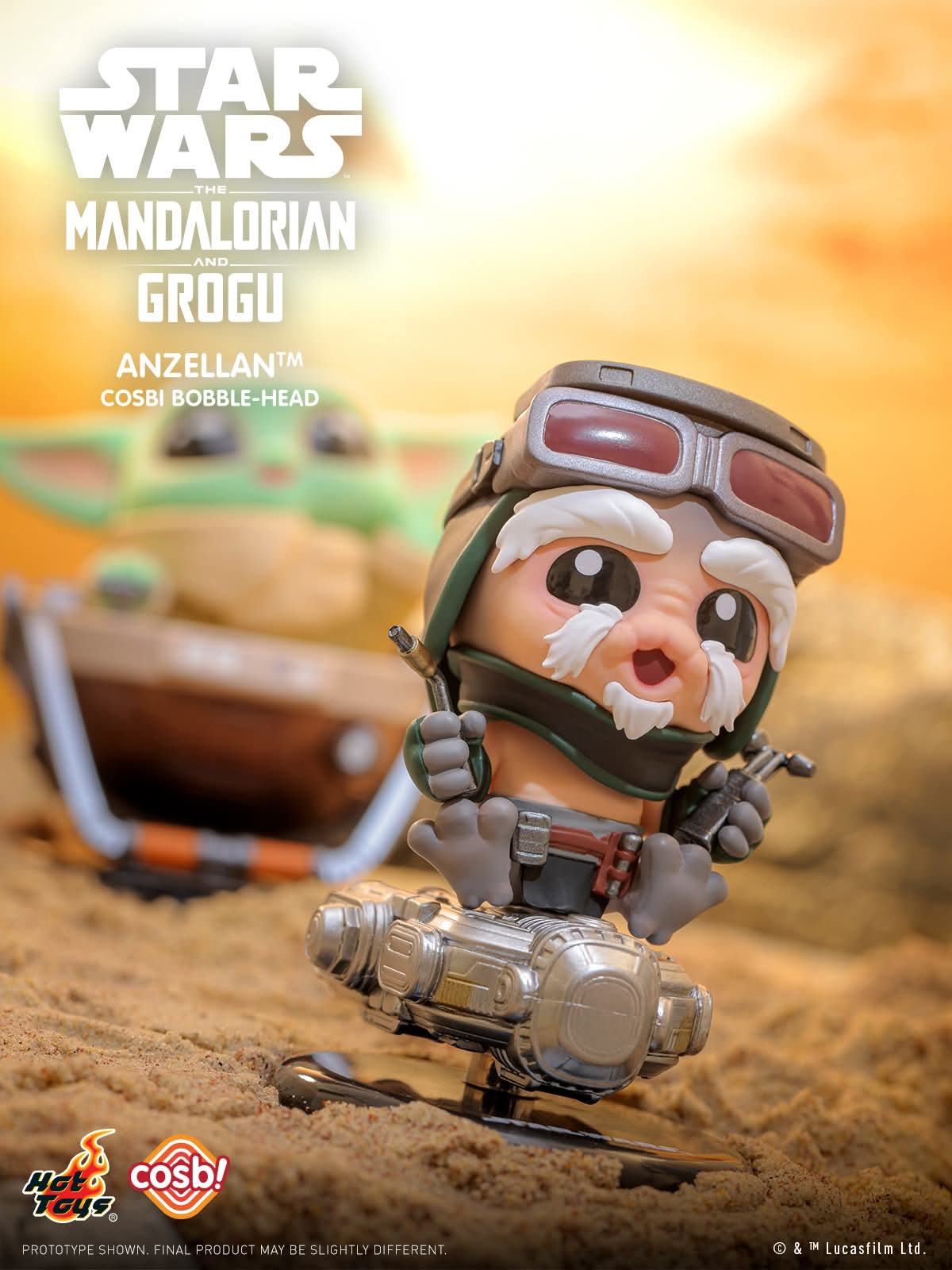 Hot Toys Star Wars The Mandalorian and Grogu Cosbi