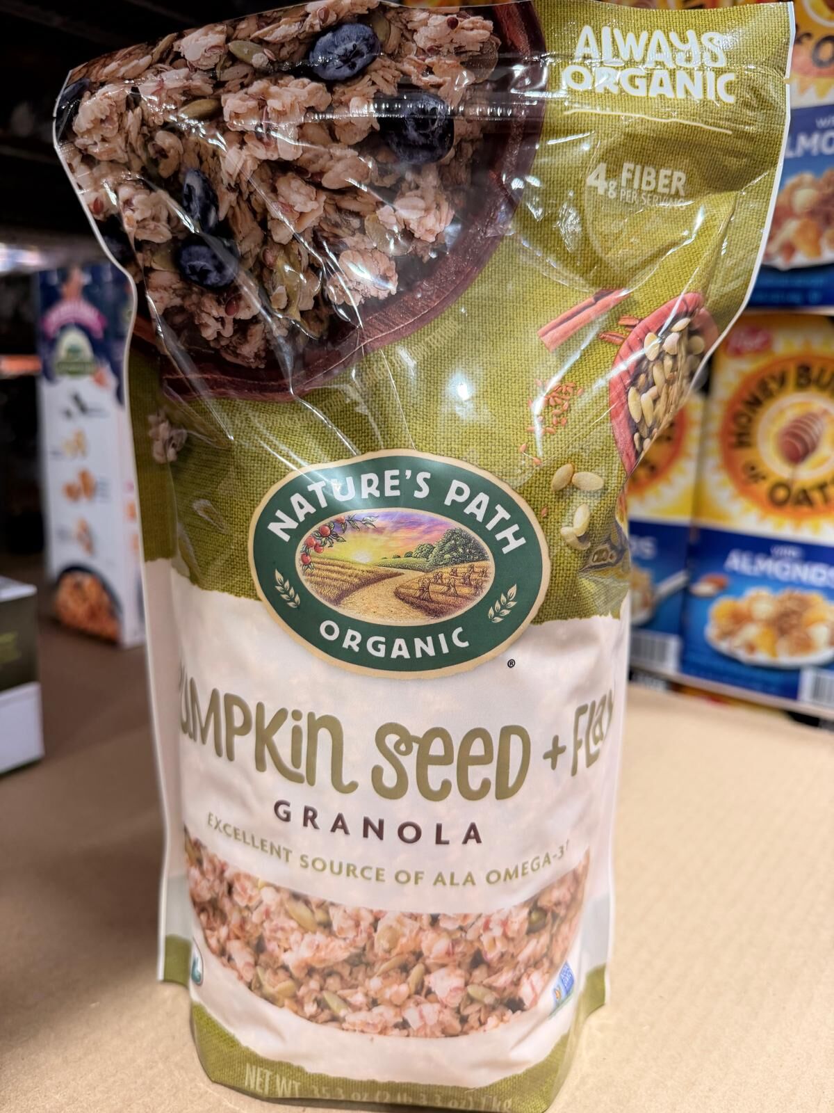 YN069 Nature's Path 有機南瓜籽亞麻籽格蘭諾拉麥片 1KG EXP: 12.2026