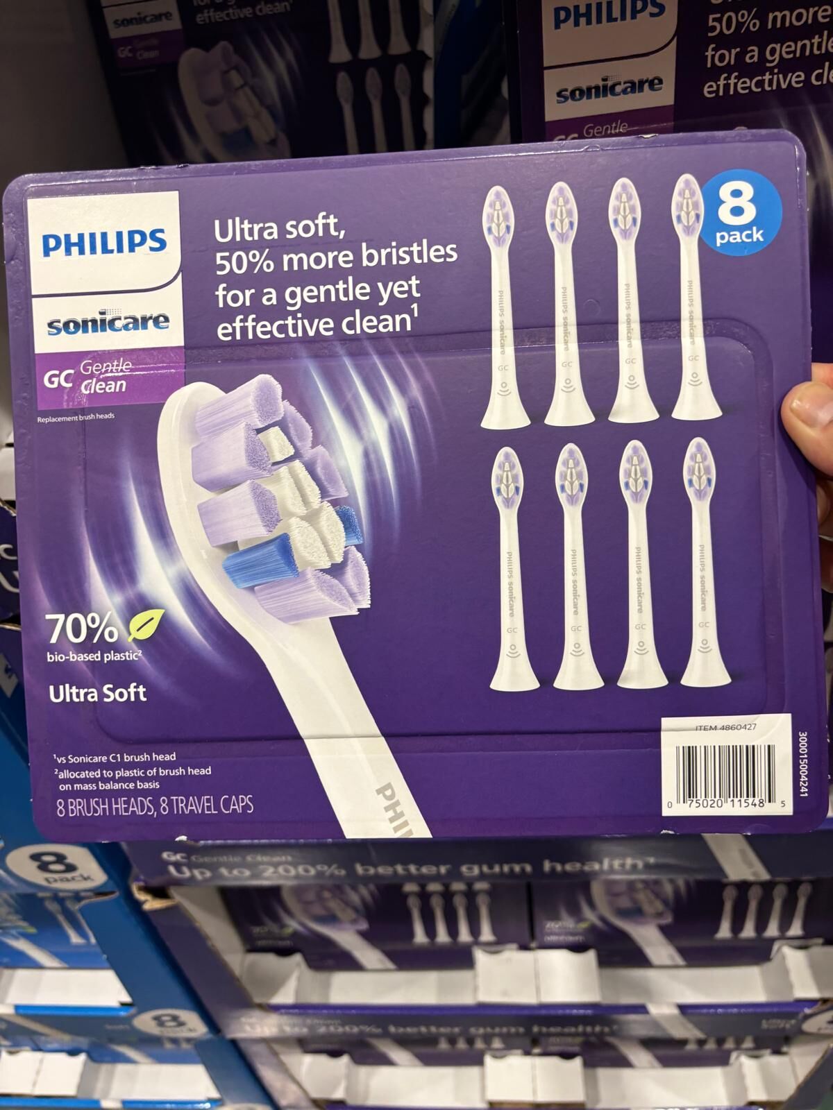 YN067 Philips Sonicare 敏感型標準電動牙刷替換刷頭 (一套8個)