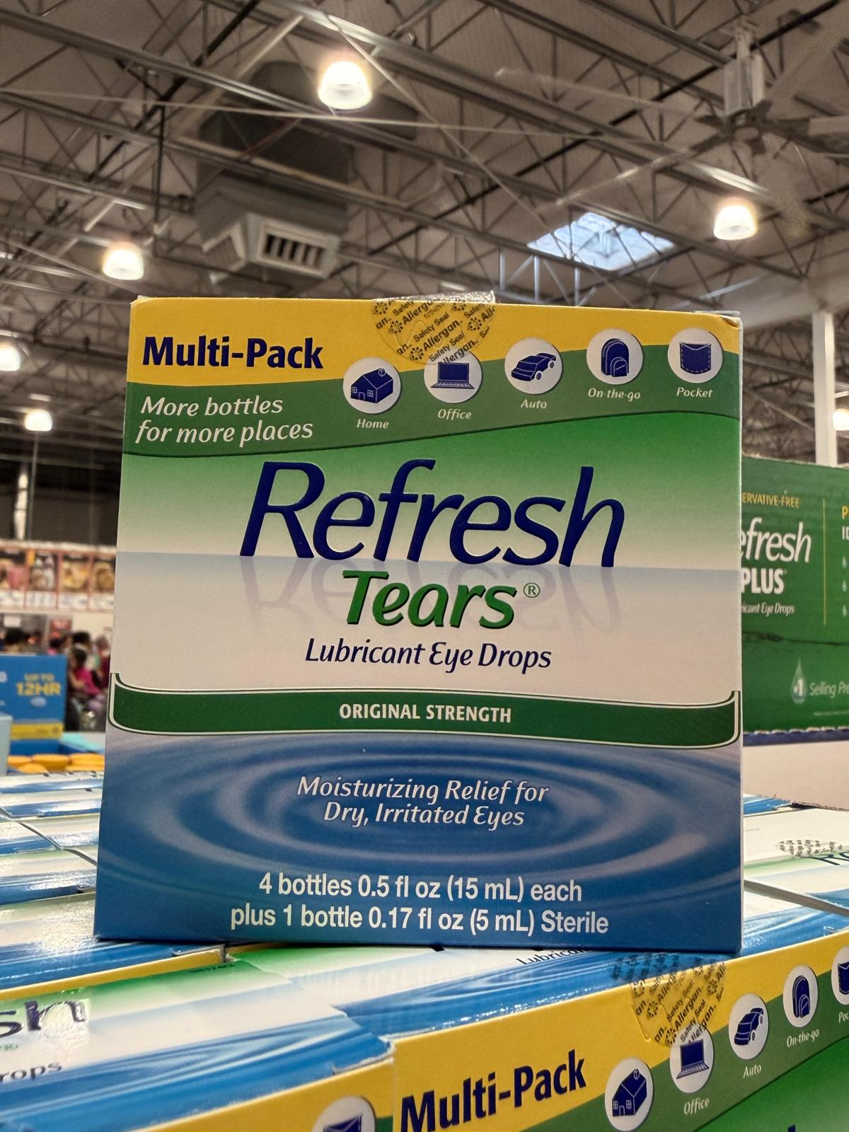 YN057 Refresh Tears 眼藥水 (4 bottles 0.5fl oz) EXP: 07.2028