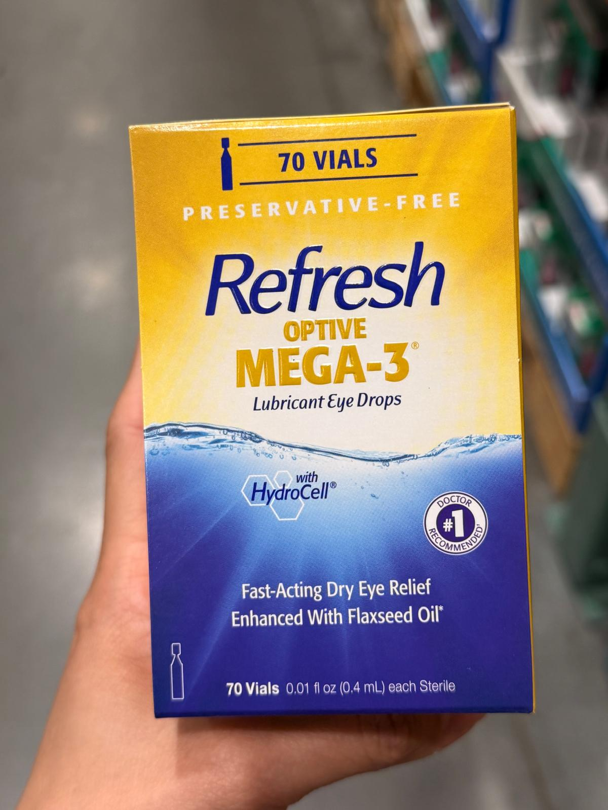 YN060 Refresh Optive Mega-3 滋潤滴眼液 70支 EXP: 07.2027