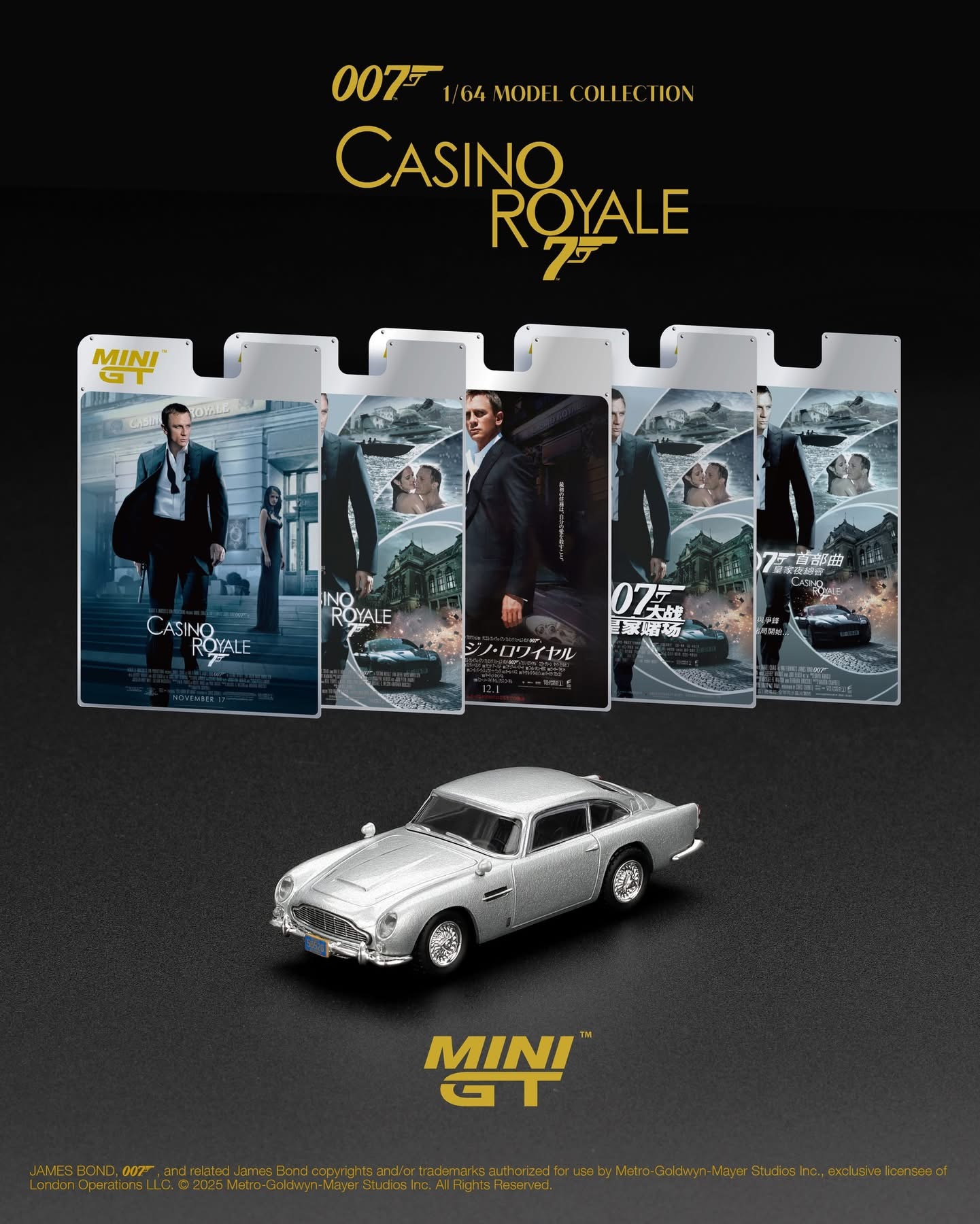 預訂 Pre Order - MiniGT 909 Aston Martin DB5  “Casino Royale”