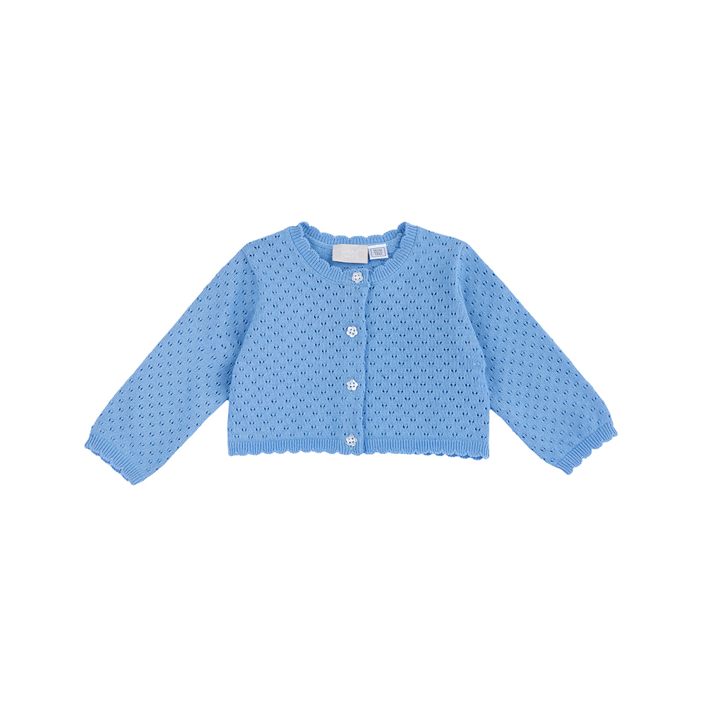 英倫花園-提織鏤空針織外套