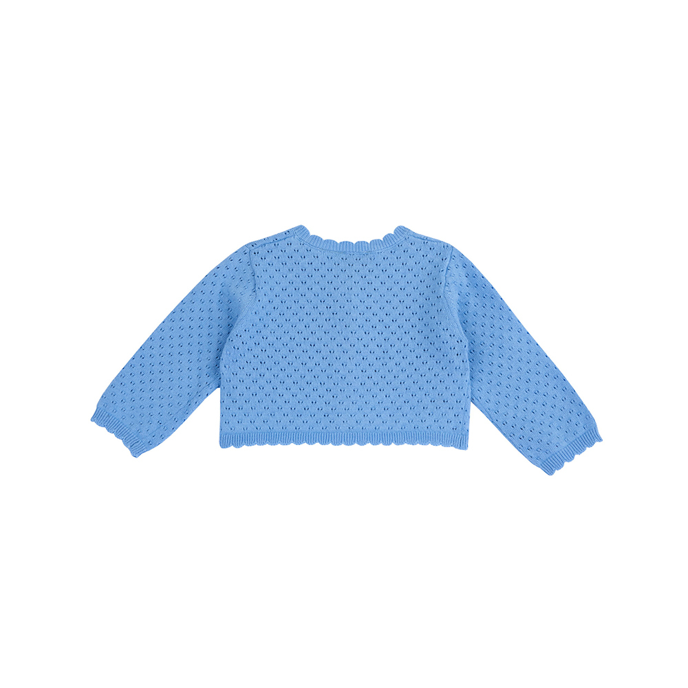 英倫花園-提織鏤空針織外套