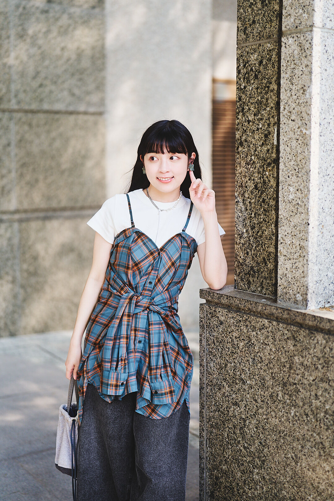 (預購)變奏曲10號！2way先染格紋襯衫 (三色-復古深藍)