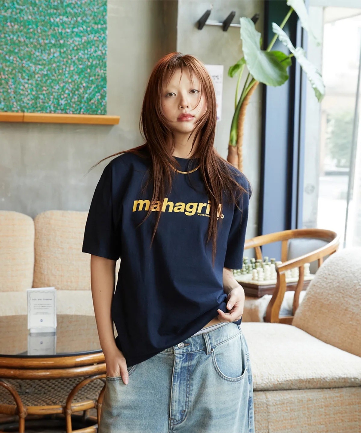 MAHAGRID 基礎款LOGO T