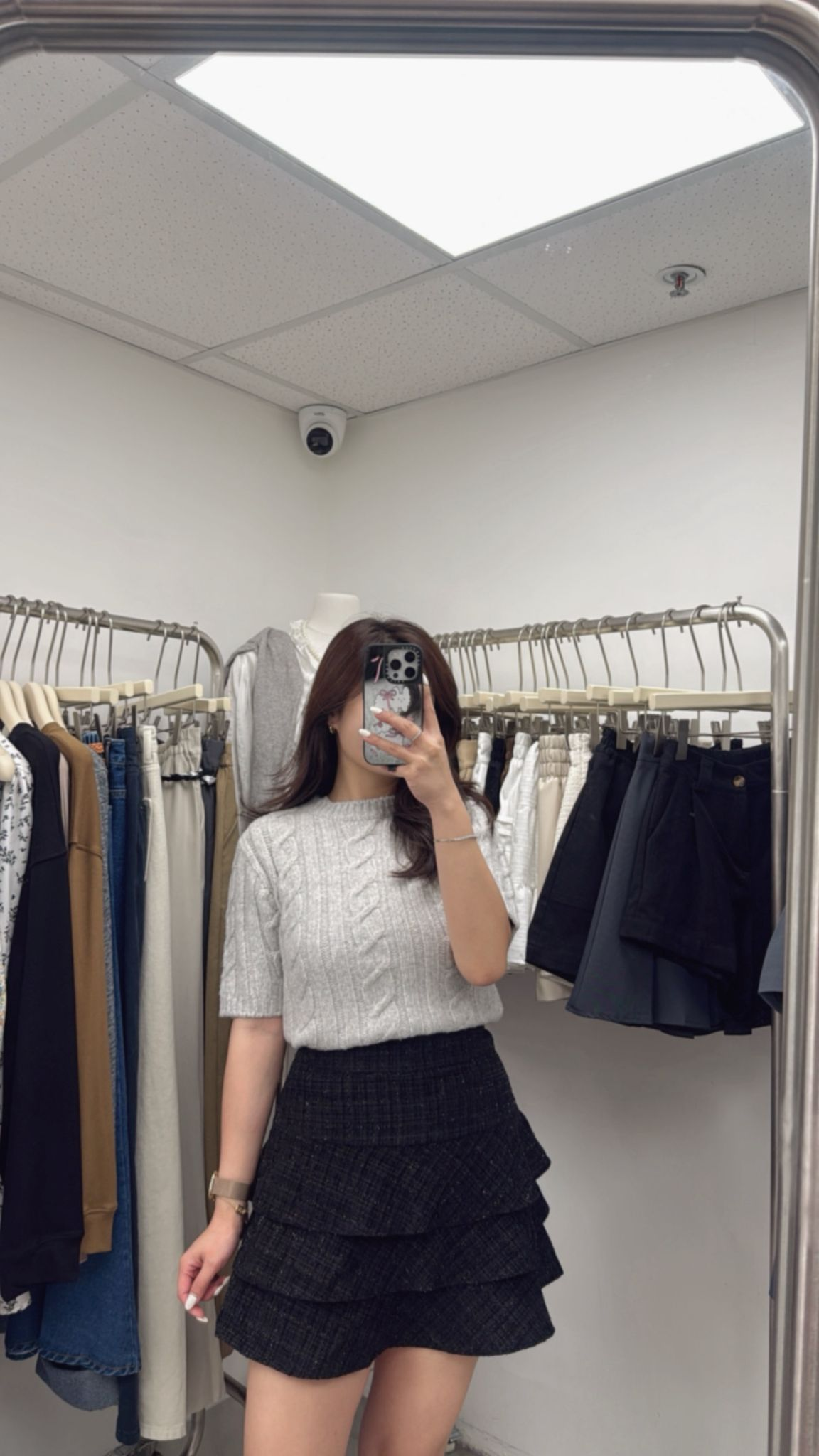 Ruffles銀線蛋糕裙