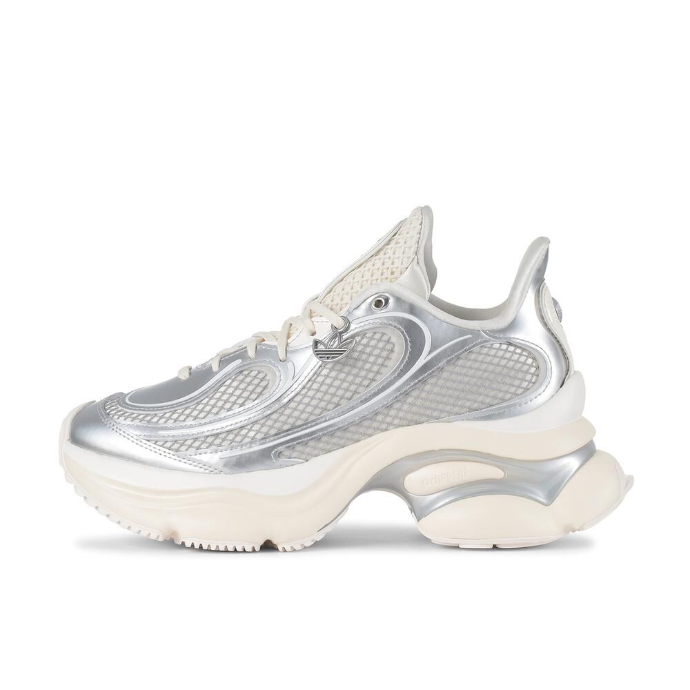 Adidas Originals Ozvenuz 日本新款 奶油白銀 銀色 宋雨琦同款 增高 厚底鞋 KK4675