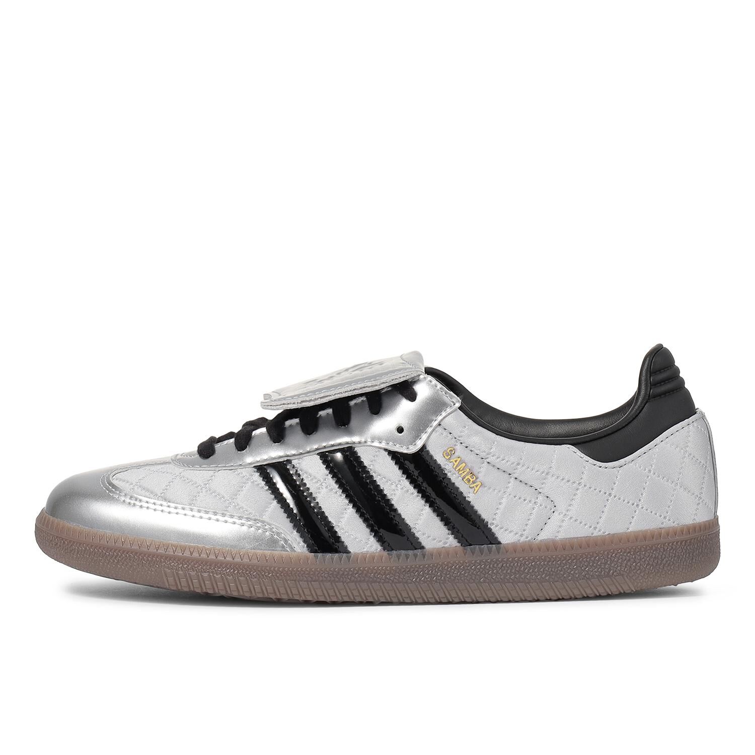 Adidas Originals Samba LT 日本新款 白銀 菱格紋 小香風 翻鞋舌 長鞋舌 復古鞋 KJ5208