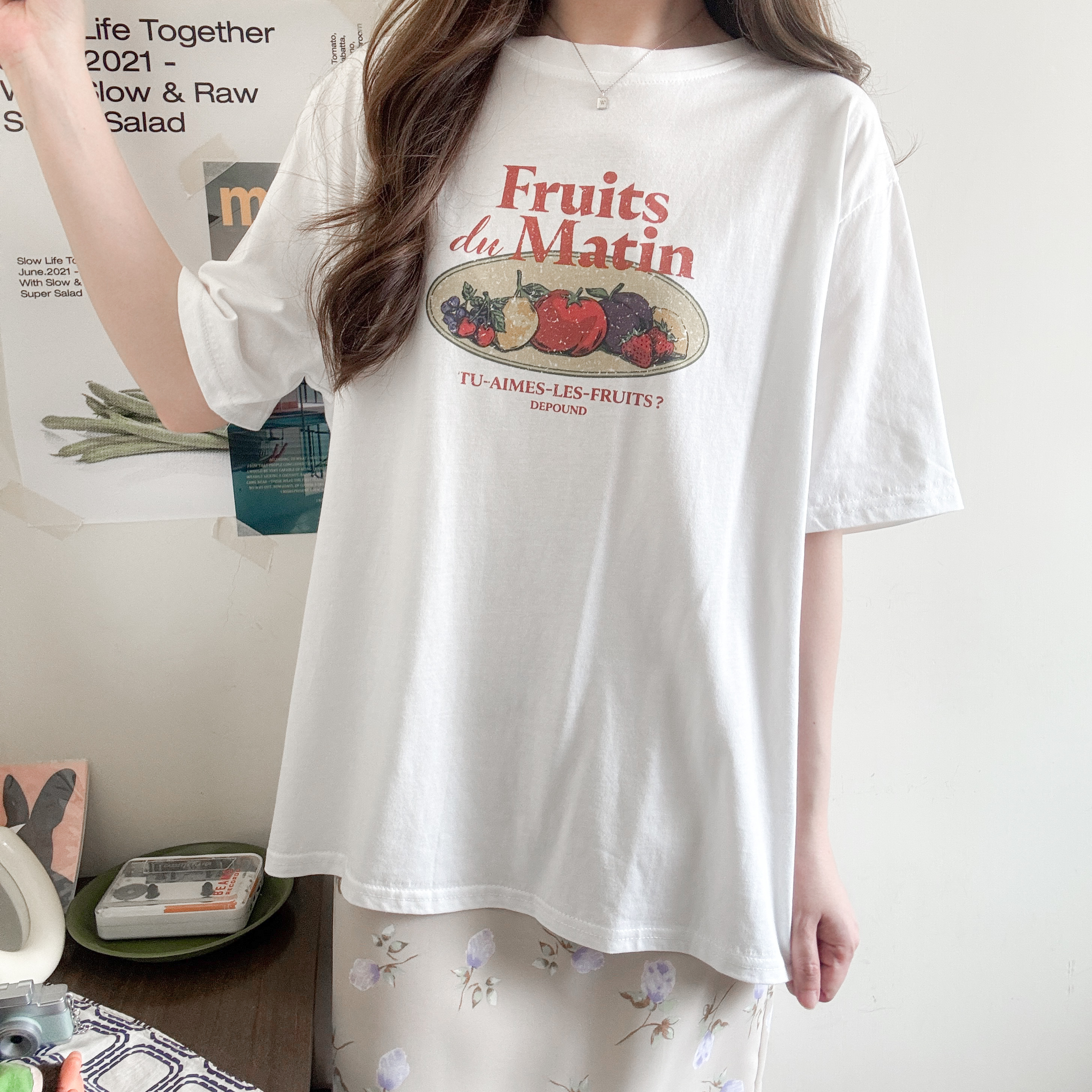 Fruits platter tee