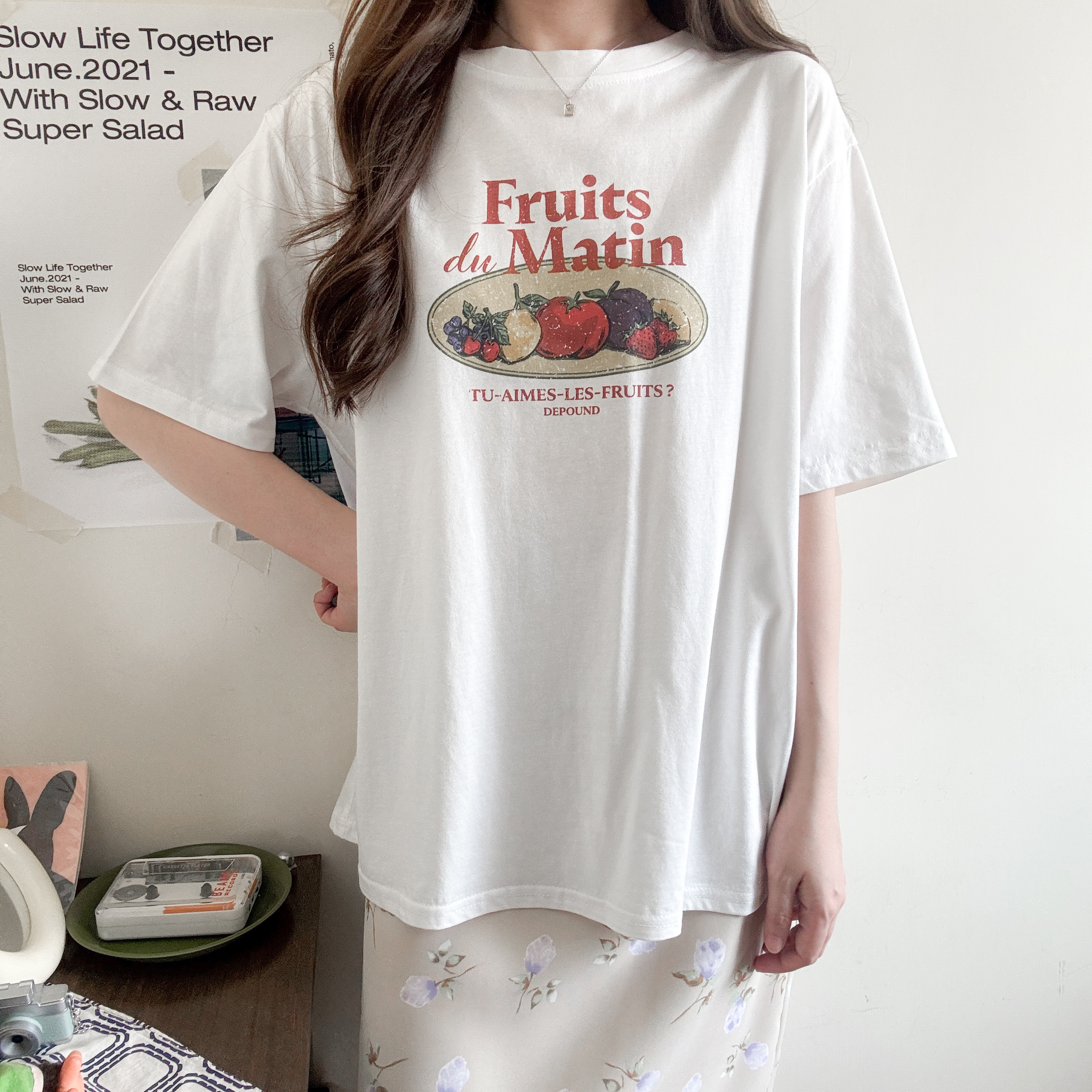 Fruits platter tee