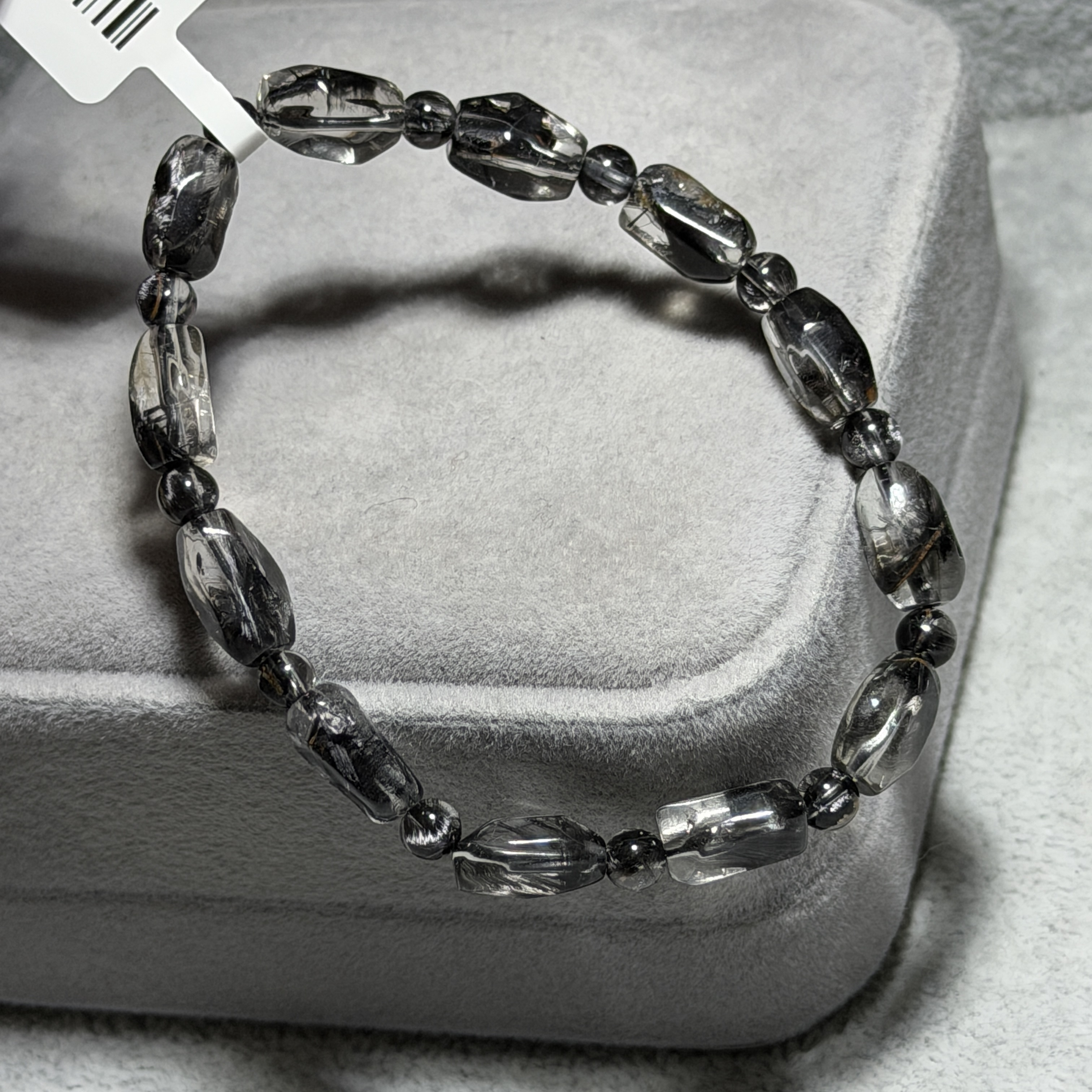 極高級黑銀鈦 6-8+mm DF1849