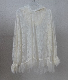 0420SZ21-SZHK-CLOS-花海ins風重工蕾絲花邊設計連帽外套(A21)