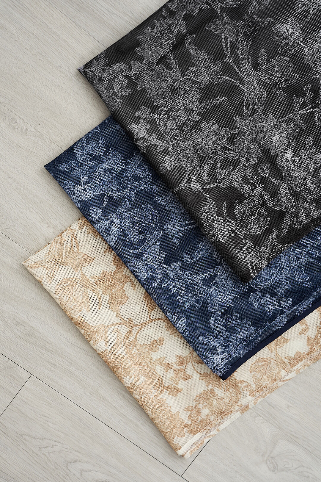 (預購)初夏脈動！植物印花網眼圍腰裙(三色)