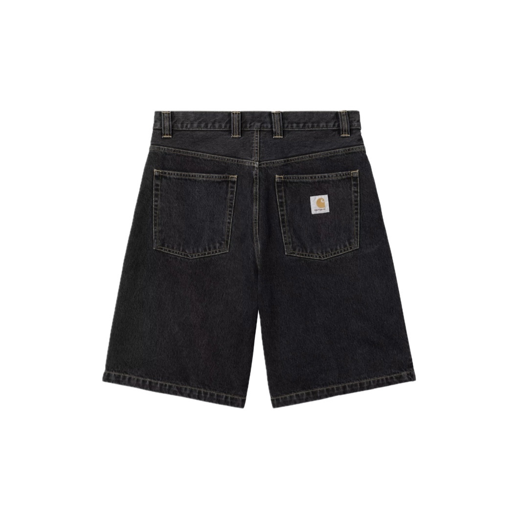 -(E17b04)-CARHARTT WIP BRANDON SHORT  布蘭登 石洗 短褲 五分褲 黑色-I037161