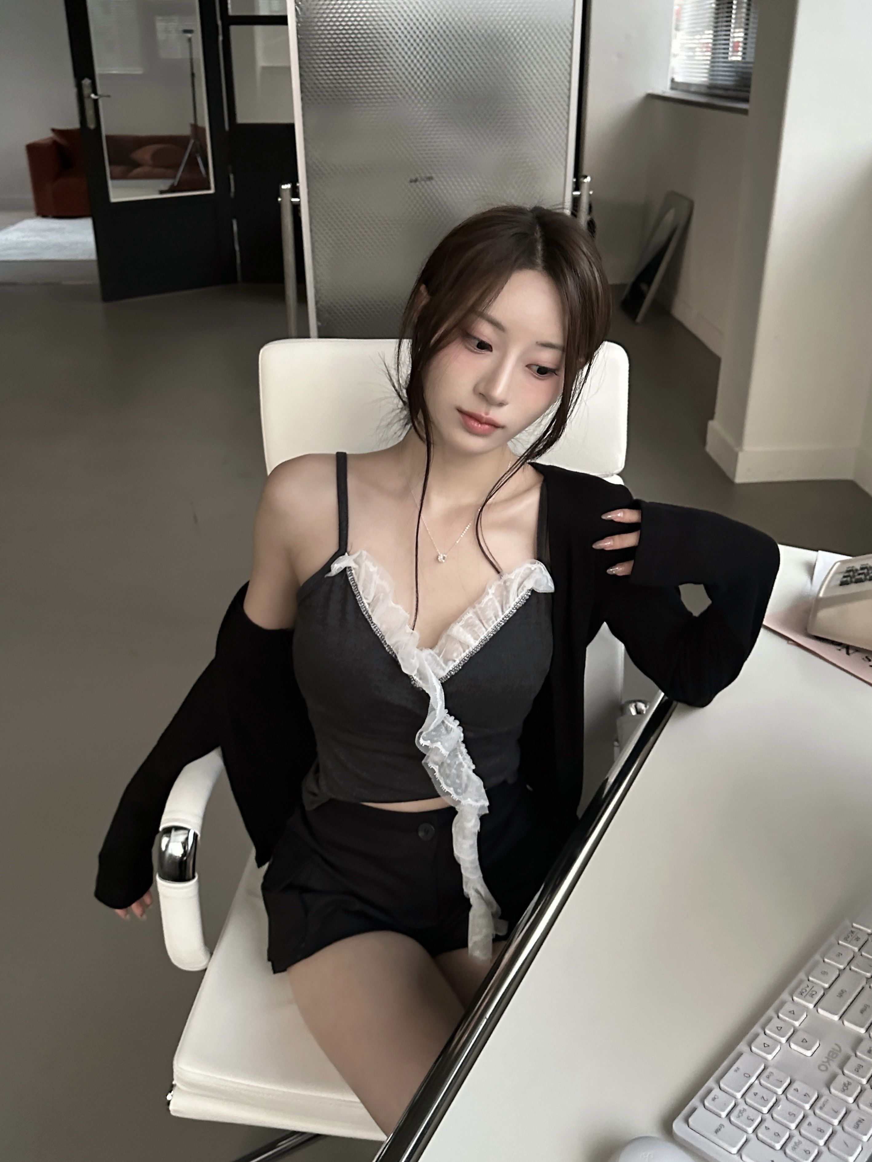 J21 -3°C冰涼感防曬小外套 (黑)