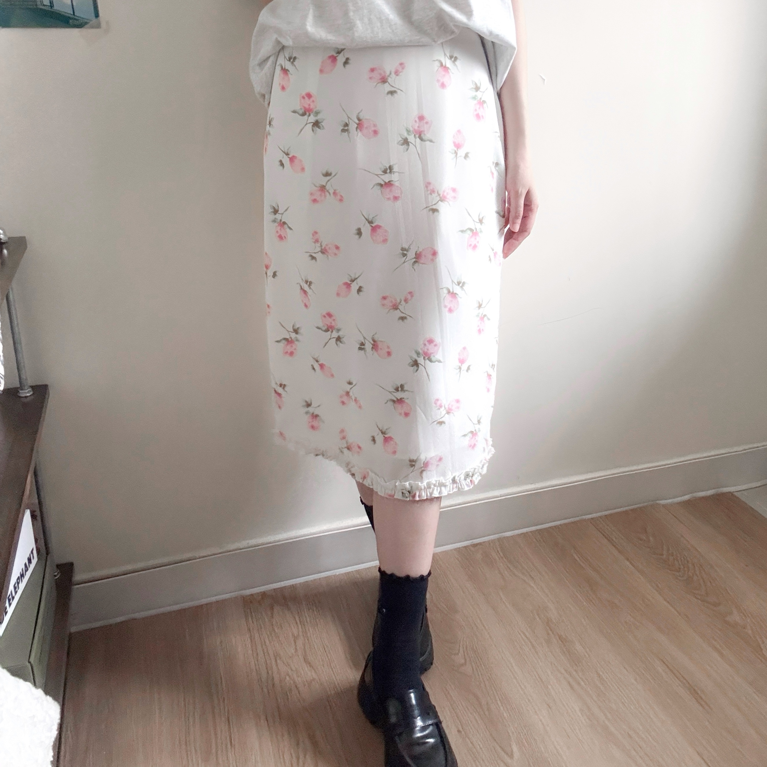 Floral花花直身裙